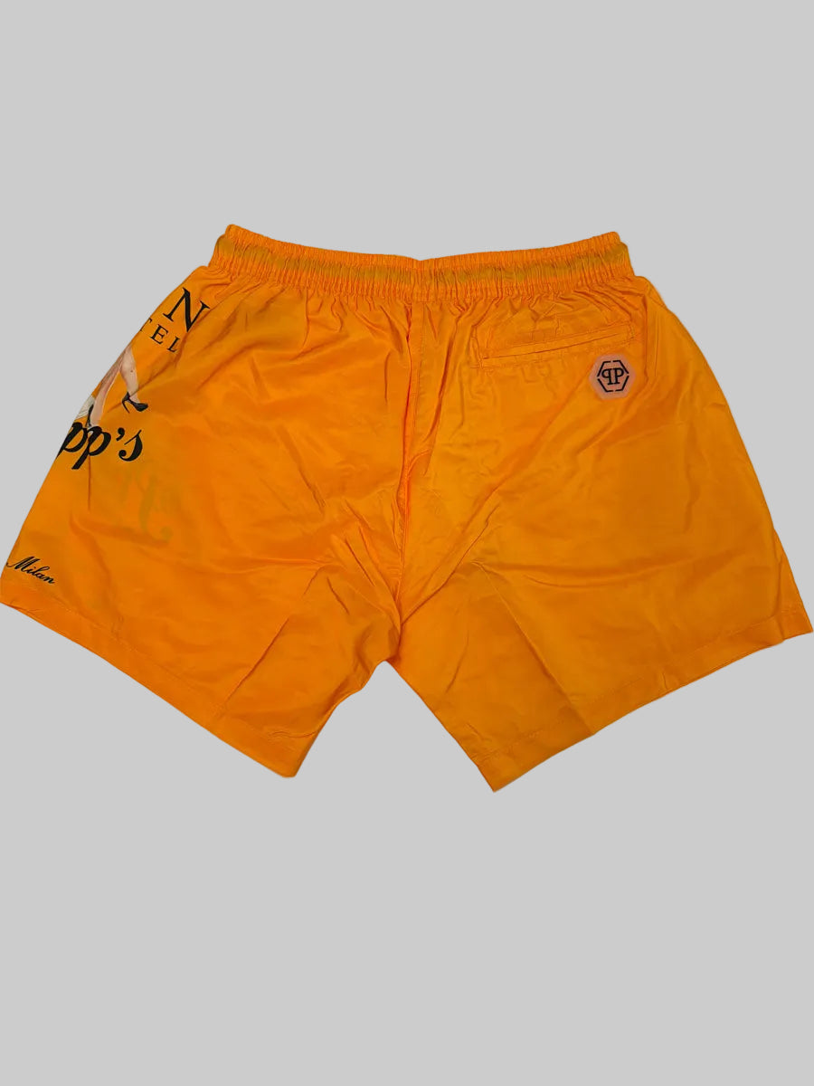 Boxer Mare Philipp Plein Pin-Up Arancio