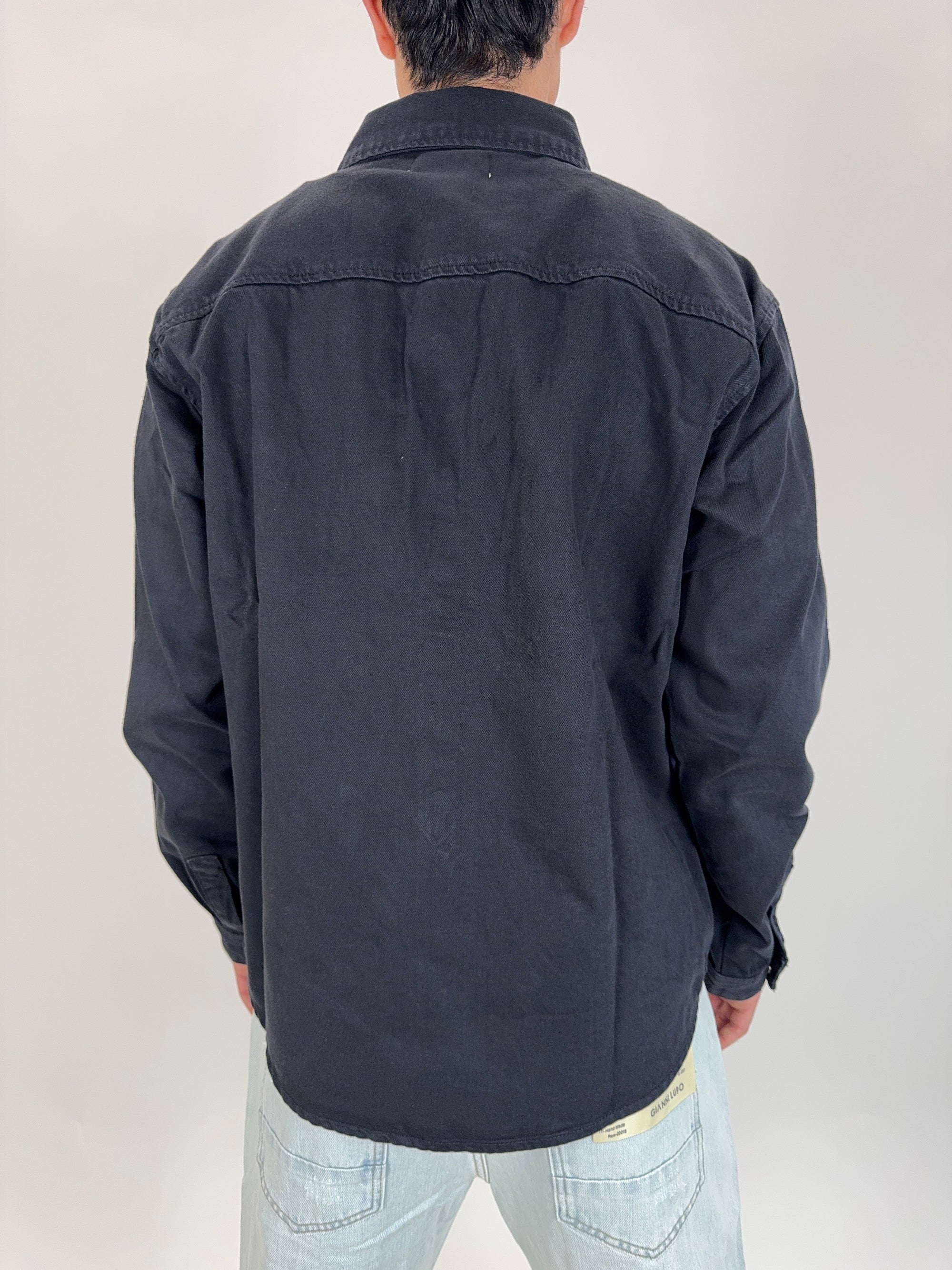 Overshirt Gianni Lupo nero