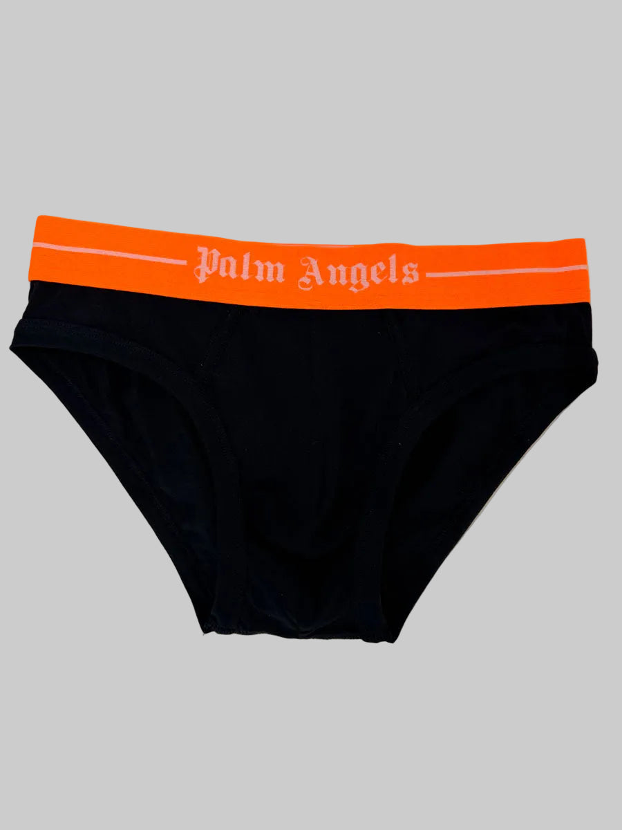 2 Slip Palm Angels colore nero con elastico colorato