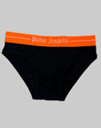 2 Slip Palm Angels colore nero con elastico colorato
