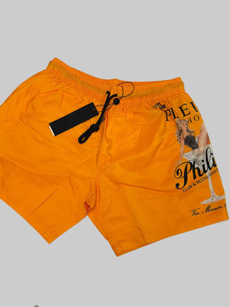 Boxer Mare Philipp Plein Pin-Up Arancio