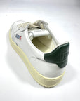 Sneakers Autry bianco e verde scuro