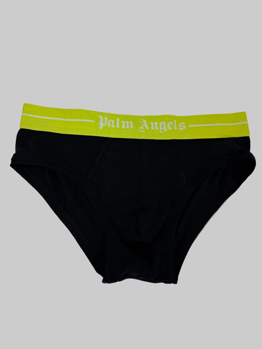 2 Slip Palm Angels colore nero con elastico colorato