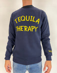 Felpa Superculture Tequila Therapy blu