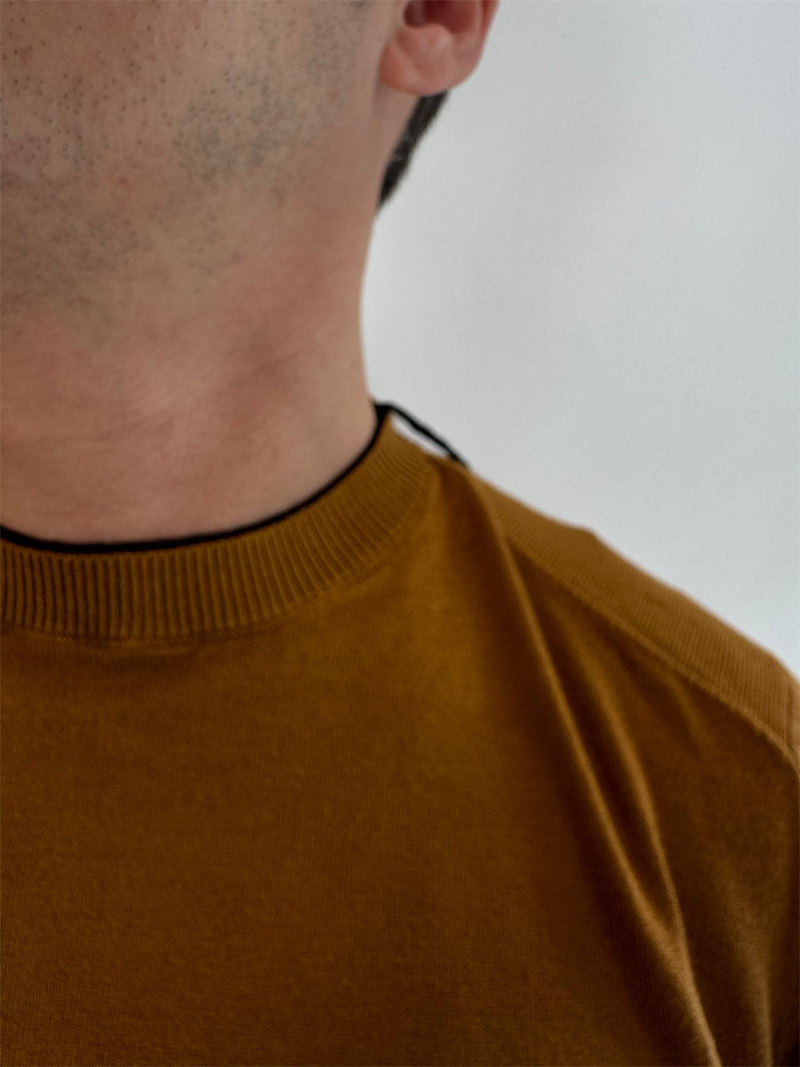 Pullover OverD con contrasti 2 colori