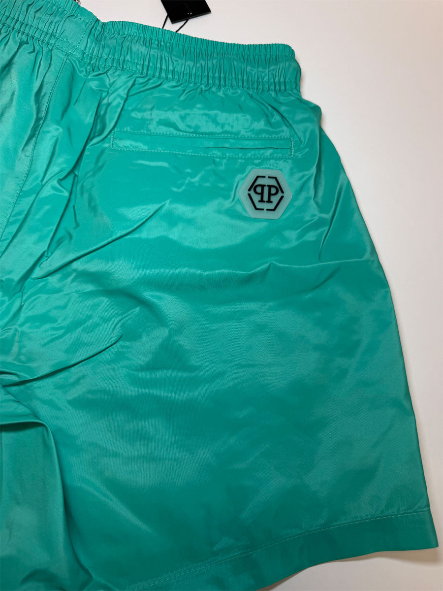 Boxer Mare Philipp Plein Pin-Up Turchese