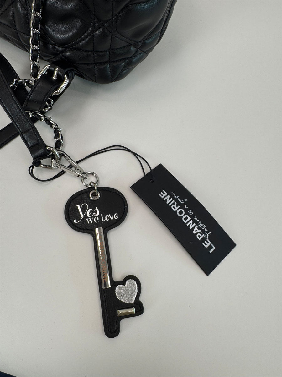 Zaino Le Pandorine nero cuori