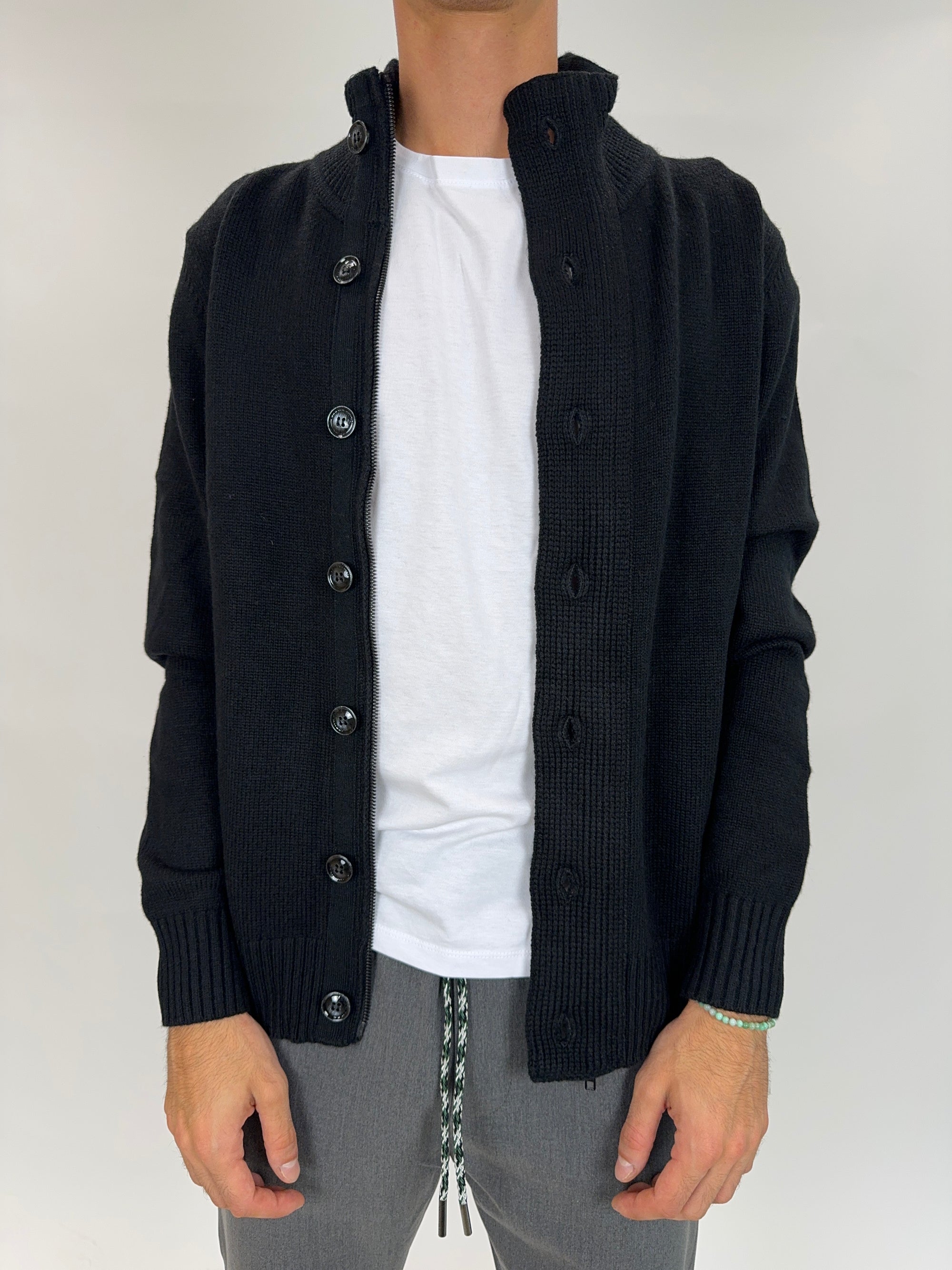 Cardigan Gianni Lupo Blu o nero