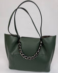 Borsa Le Pandorine Shopper verde scuro