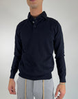 Pullover Griffai modello polo blu