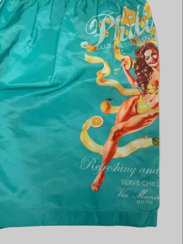 Boxer Mare Philipp Plein Pin-Up Turchese