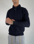 Pullover Griffai modello polo blu