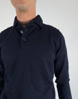 Pullover Griffai modello polo blu