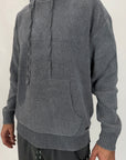 Pullover Felpa Gianni Lupo ciniglia grigio