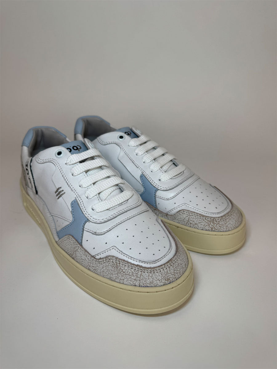 Sneaker Ho'op White Azzurro