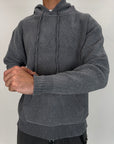 Pullover Felpa Gianni Lupo ciniglia grigio