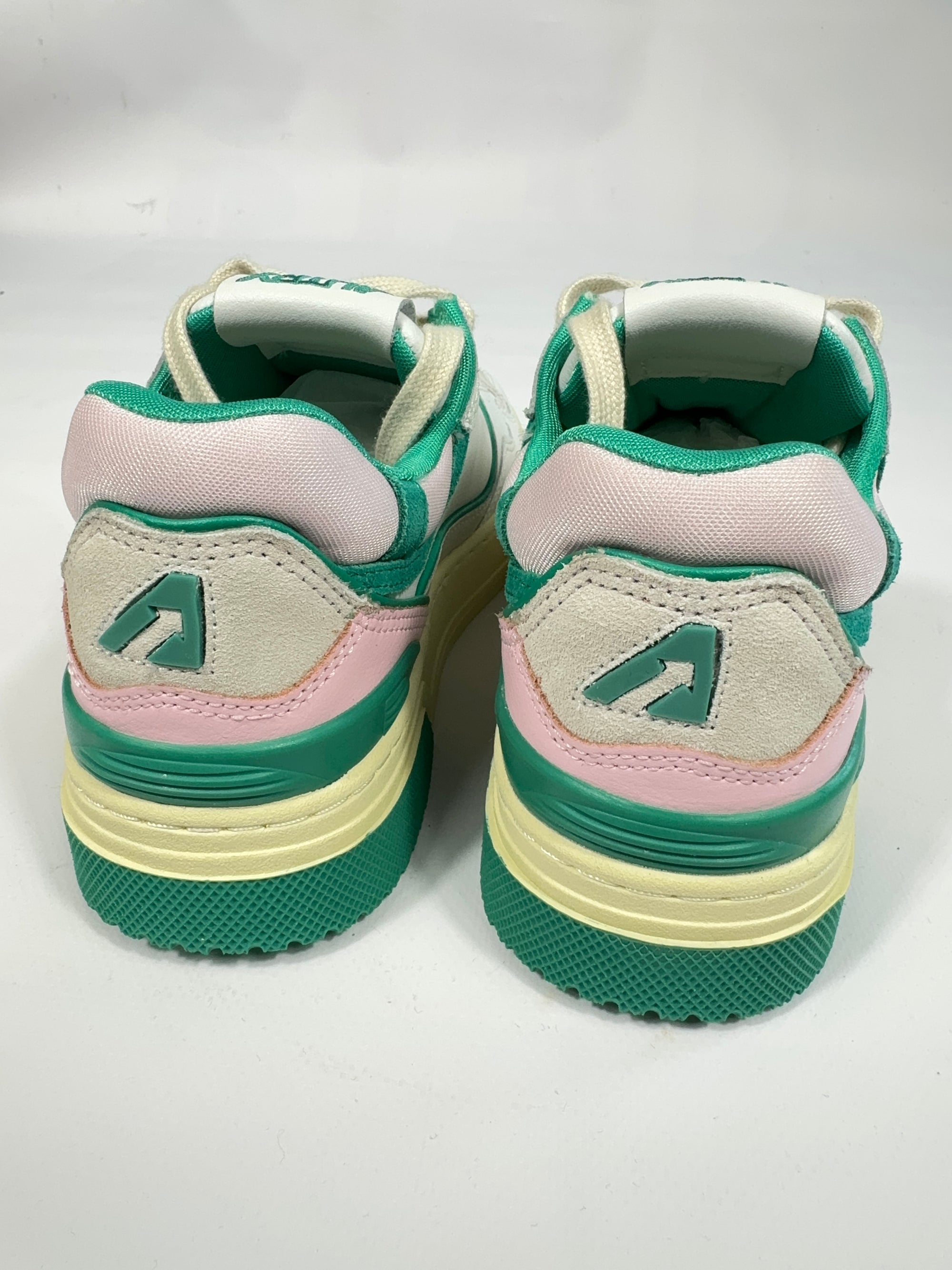 Sneakers Autry CLC colore bianco, rosa e verde