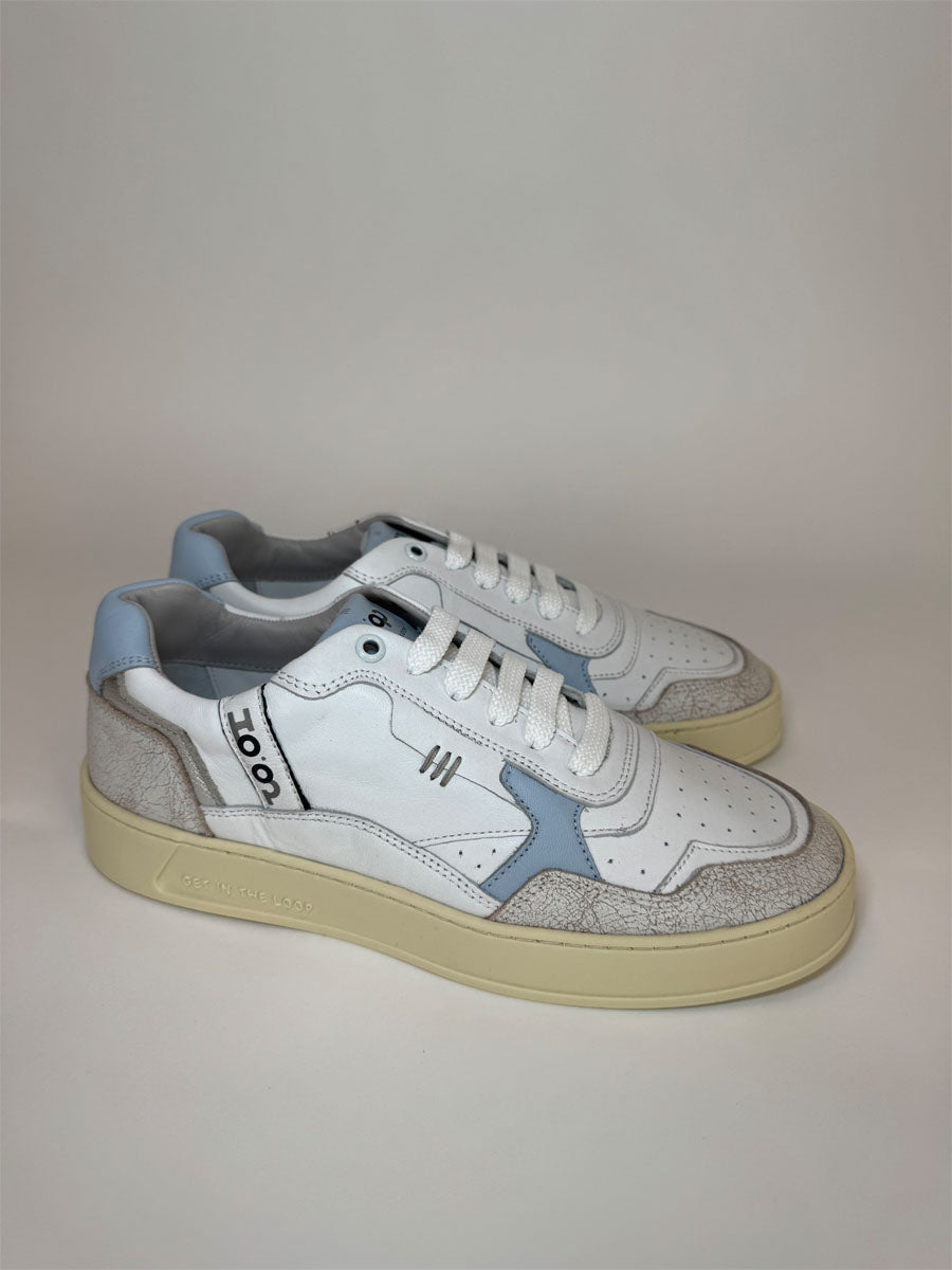 Sneaker Ho'op White Azzurro