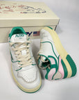 Sneakers Autry CLC colore bianco, rosa e verde