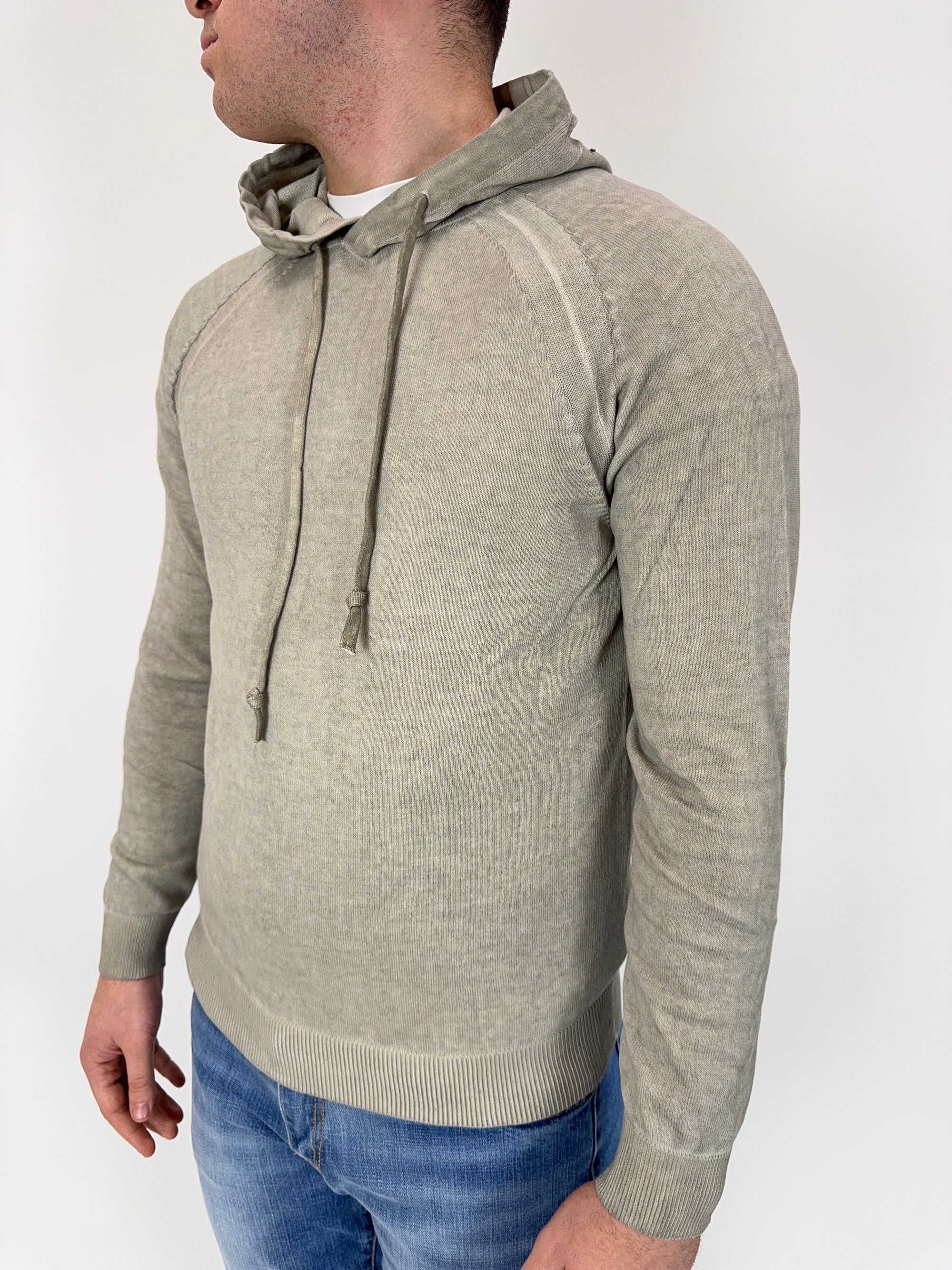Pullover OverD con cappuccio 2 colori