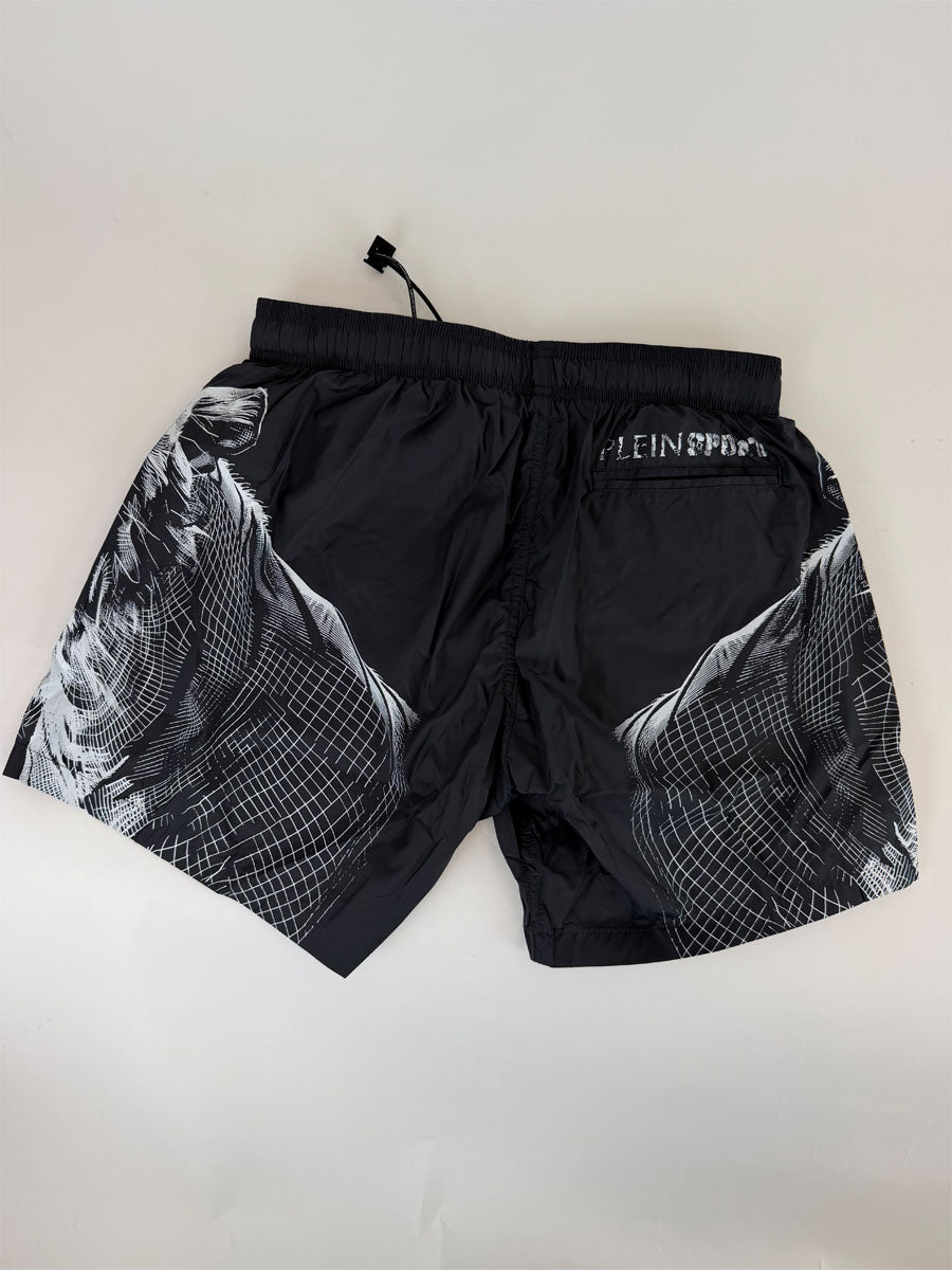 Boxer Mare Philipp Plein Sport Grigio Antracite Tigre