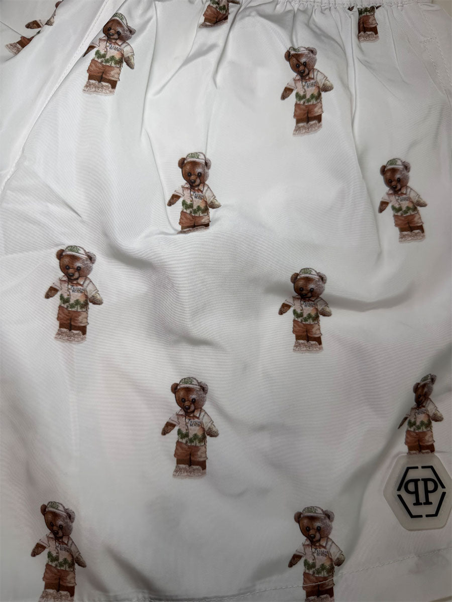 Boxer Mare Philipp Plein Orsetti Bianco