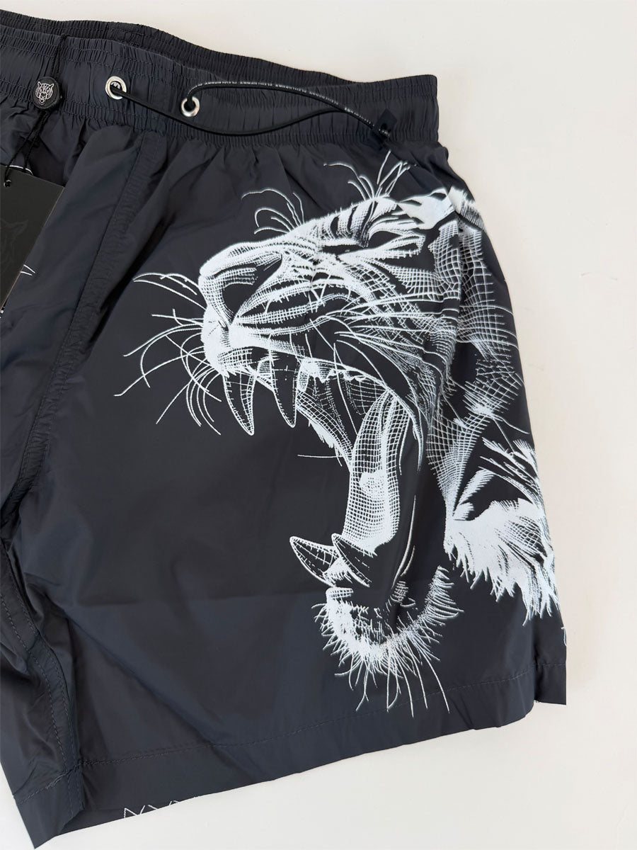 Boxer Mare Philipp Plein Sport Grigio Antracite Tigre