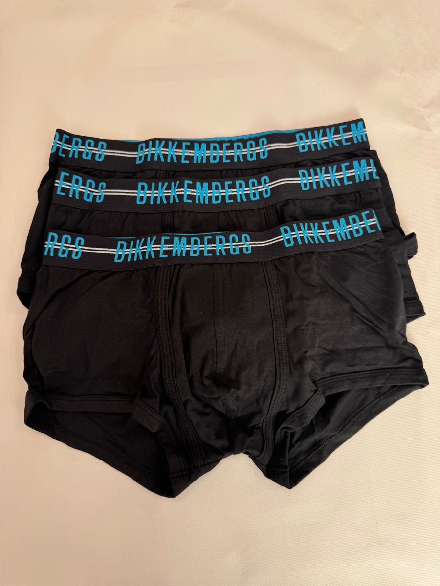 Tri-Pack BOXER Bikkembergs Blu o nero antracite
