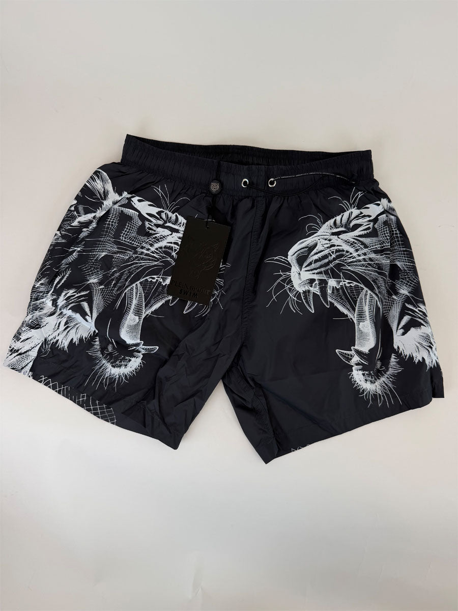 Boxer Mare Philipp Plein Sport Grigio Antracite Tigre