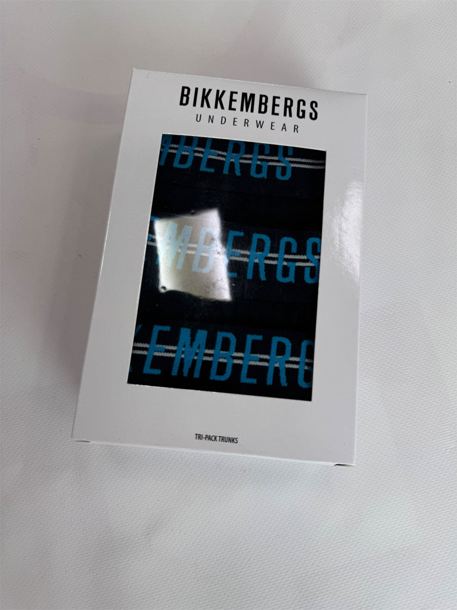 Tri-Pack BOXER Bikkembergs Blu o nero antracite