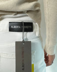 Jeans Alberta Ferretti bianco