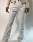 Jeans Alberta Ferretti bianco