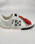 Sneakers Off White in pelle colore bianco