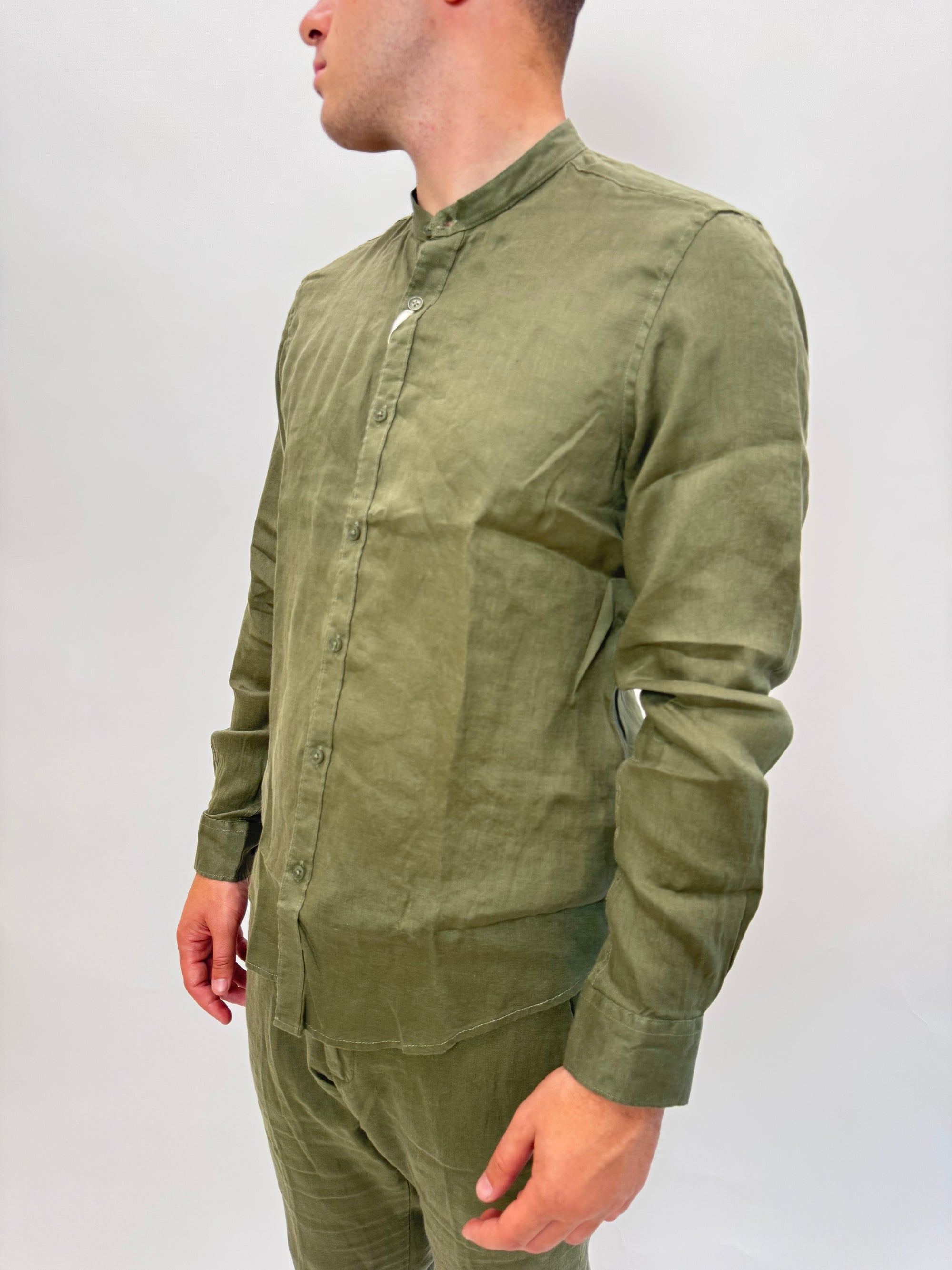 Camicia Coreana Gianni Lupo lino 7 colori