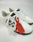 Sneakers Off White in pelle colore bianco