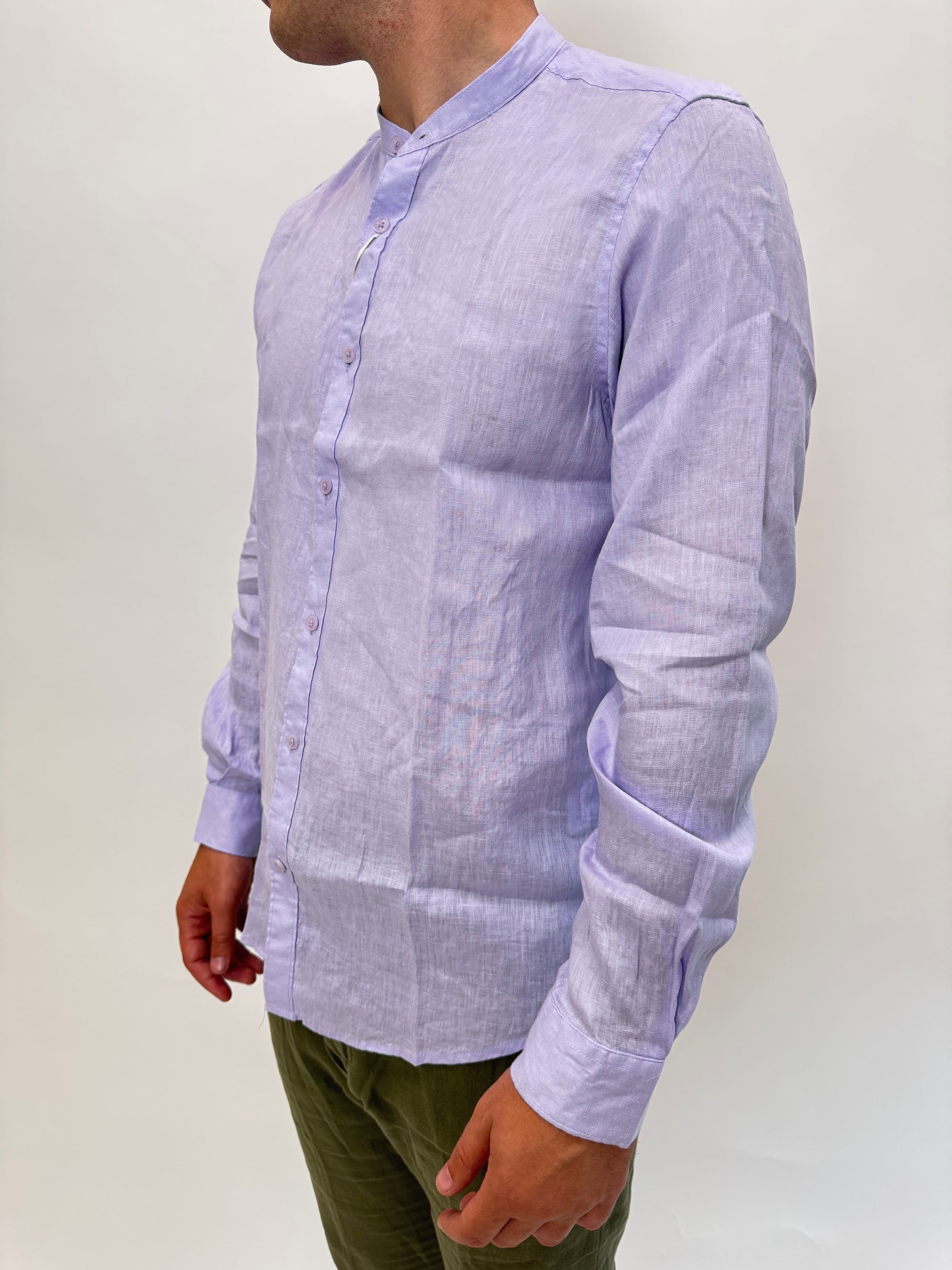 Camicia Coreana Gianni Lupo lino 7 colori