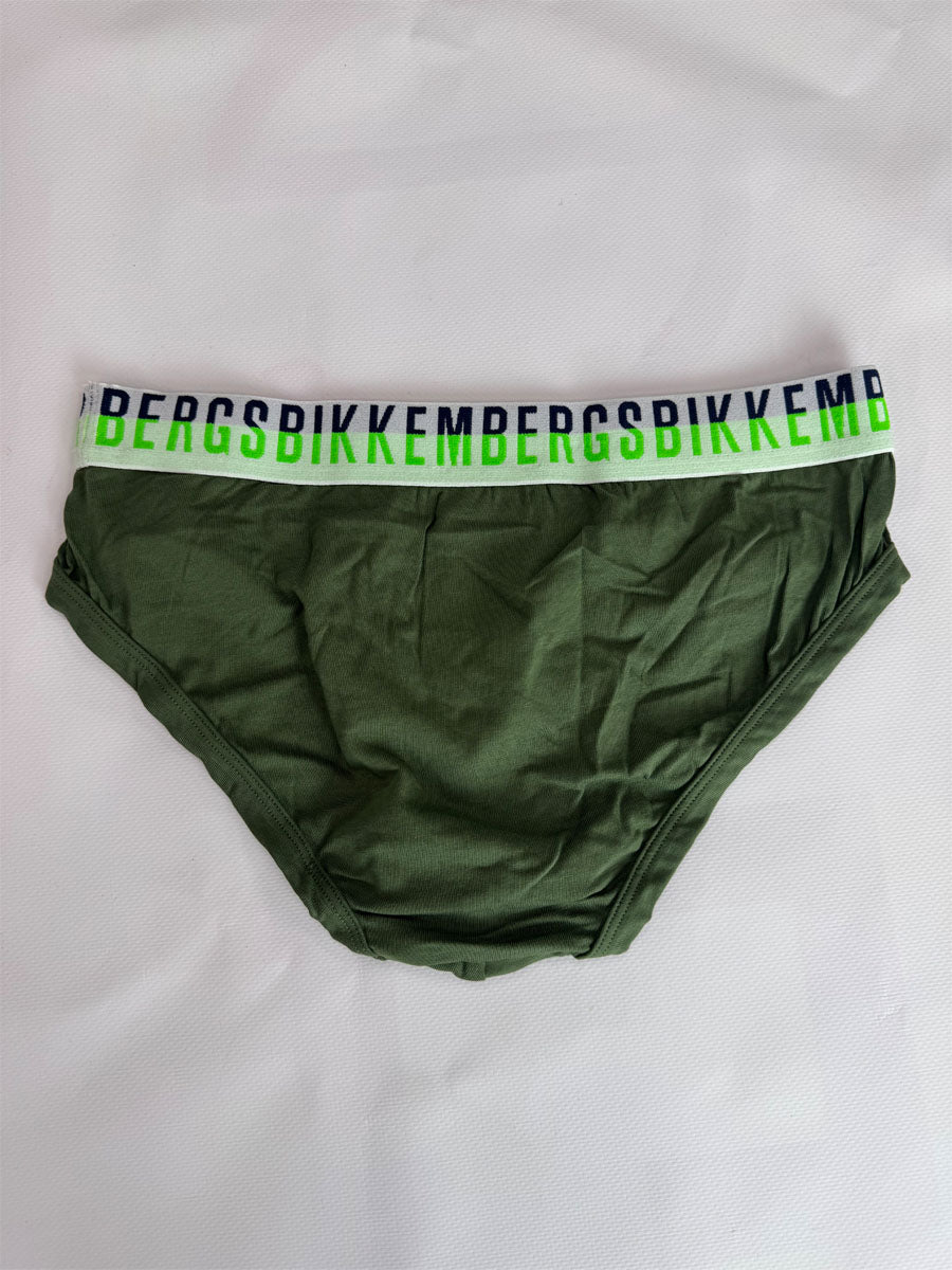 Tri-Pack SLIP Bikkembergs Verde Militare o Blu