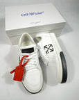 Sneakers Off White in pelle colore bianco