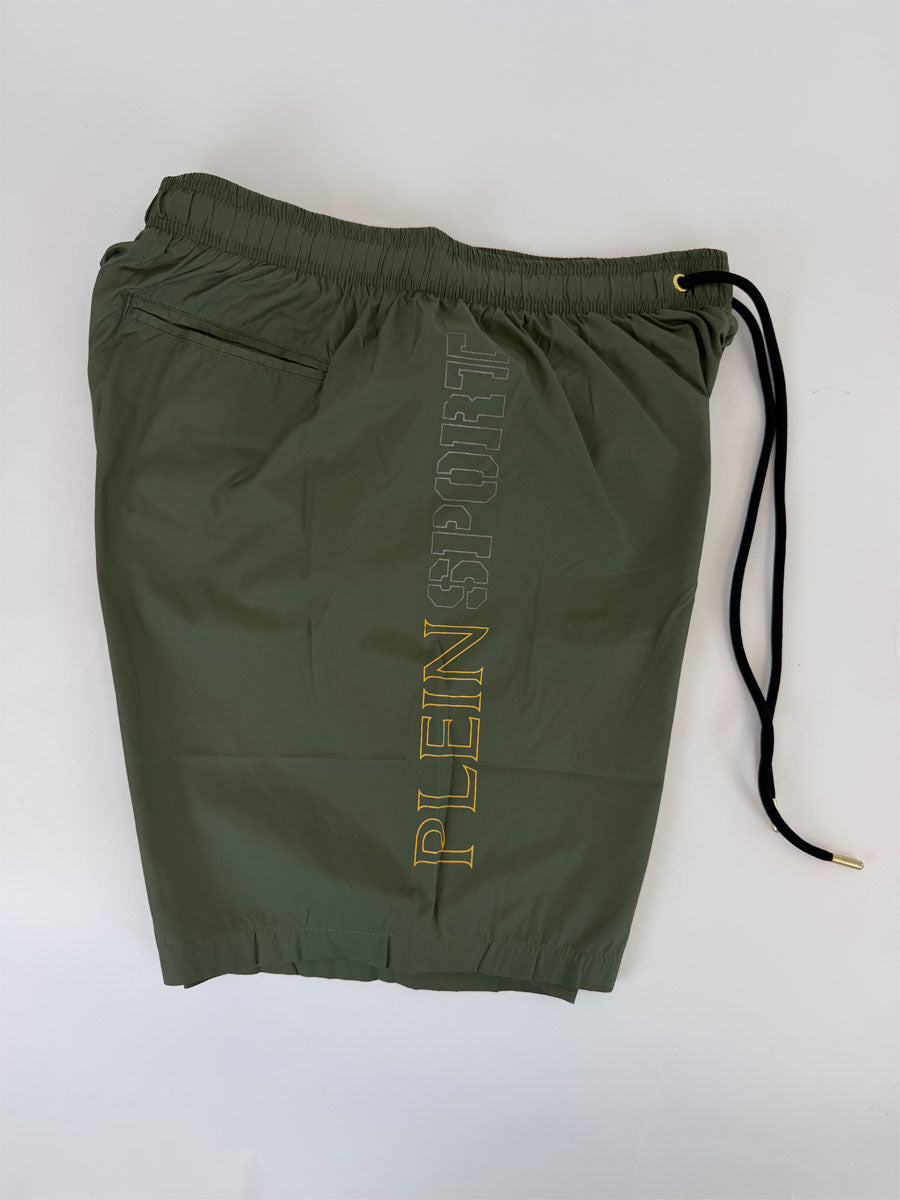 Boxer Mare Philipp Plein Sport Verde Militare tigre
