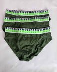 Tri-Pack SLIP Bikkembergs Verde Militare o Blu
