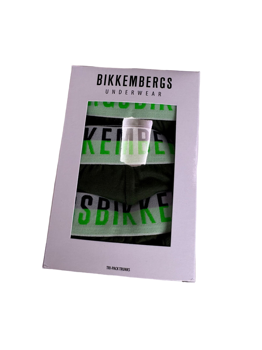 Tri-Pack BOXER Bikkembergs Verde Militare