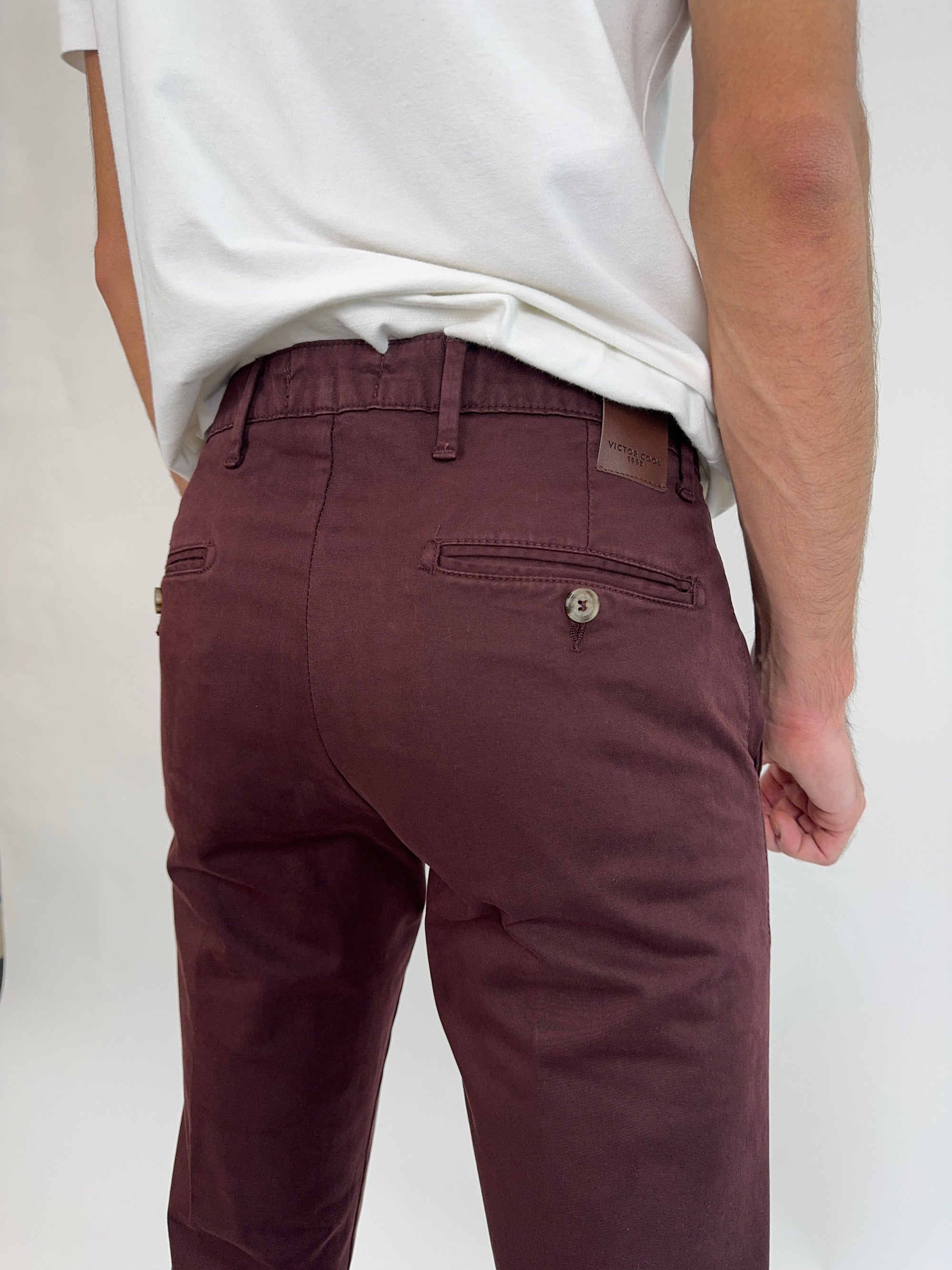 Pantaloni Victor Cool beige, militare, blu, bordeaux