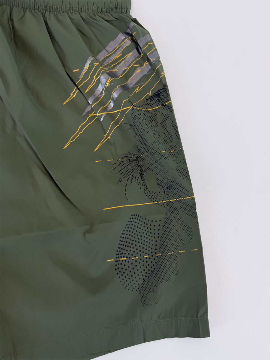 Boxer Mare Philipp Plein Sport Verde Militare tigre