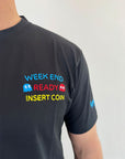 T-shirt Superculture Pac-Man Week End 2 colori
