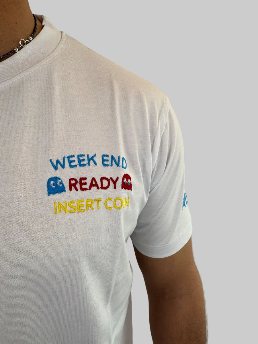 T-shirt Superculture Pac-Man Week End 2 colori
