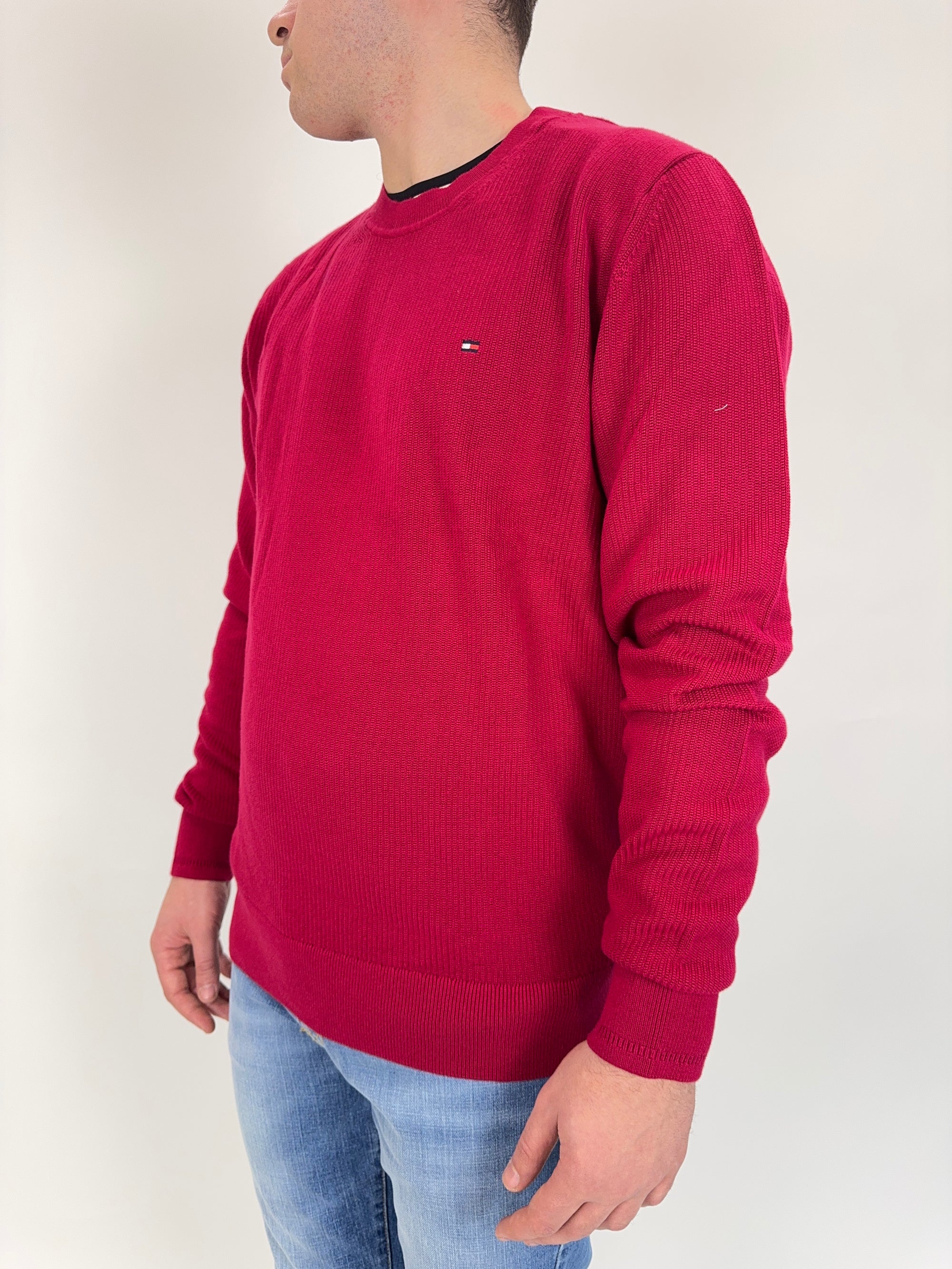 Pullover Tommy Giallo o ciliegia