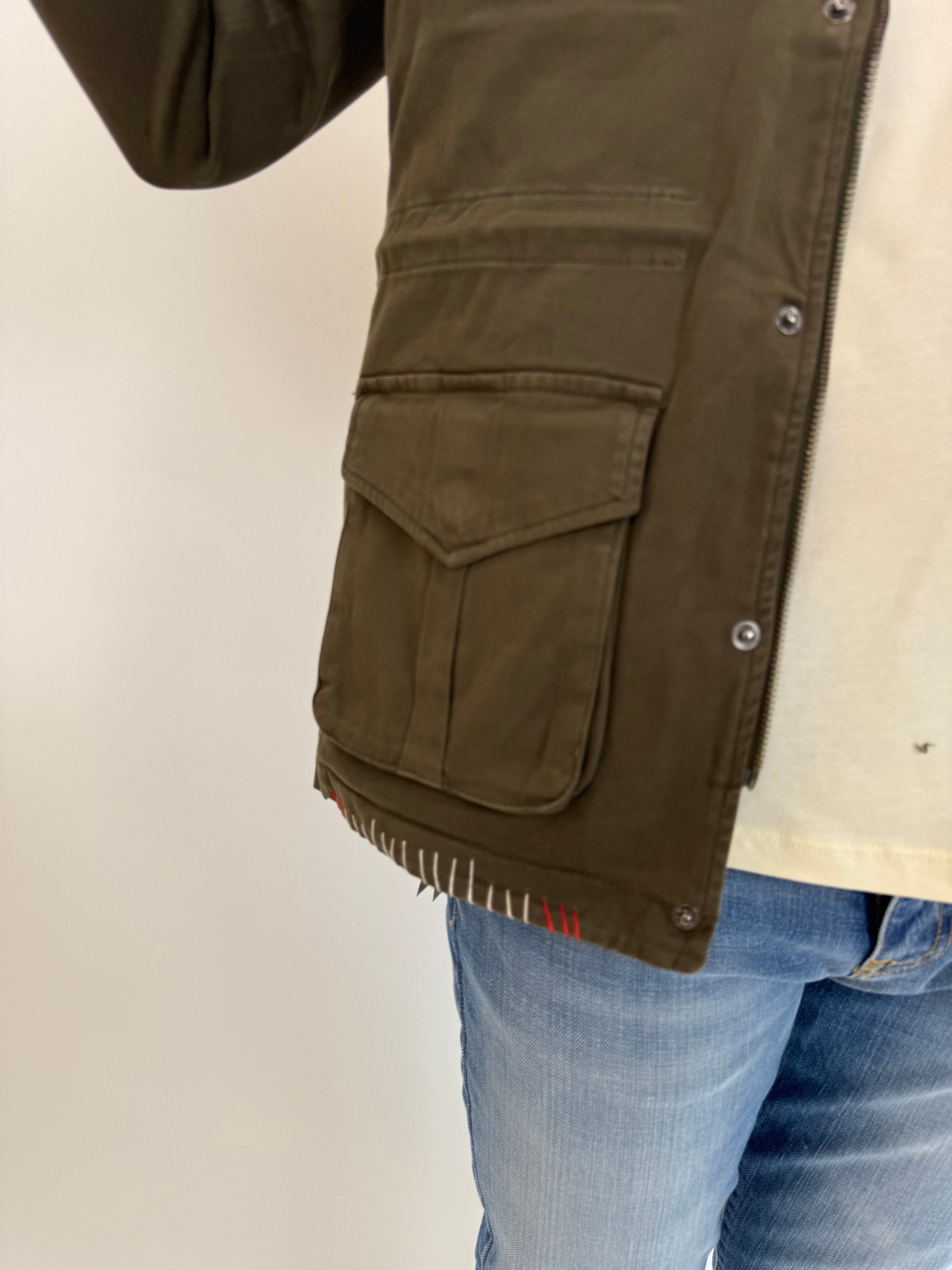 Overshirt Block Eleven Verde Militare