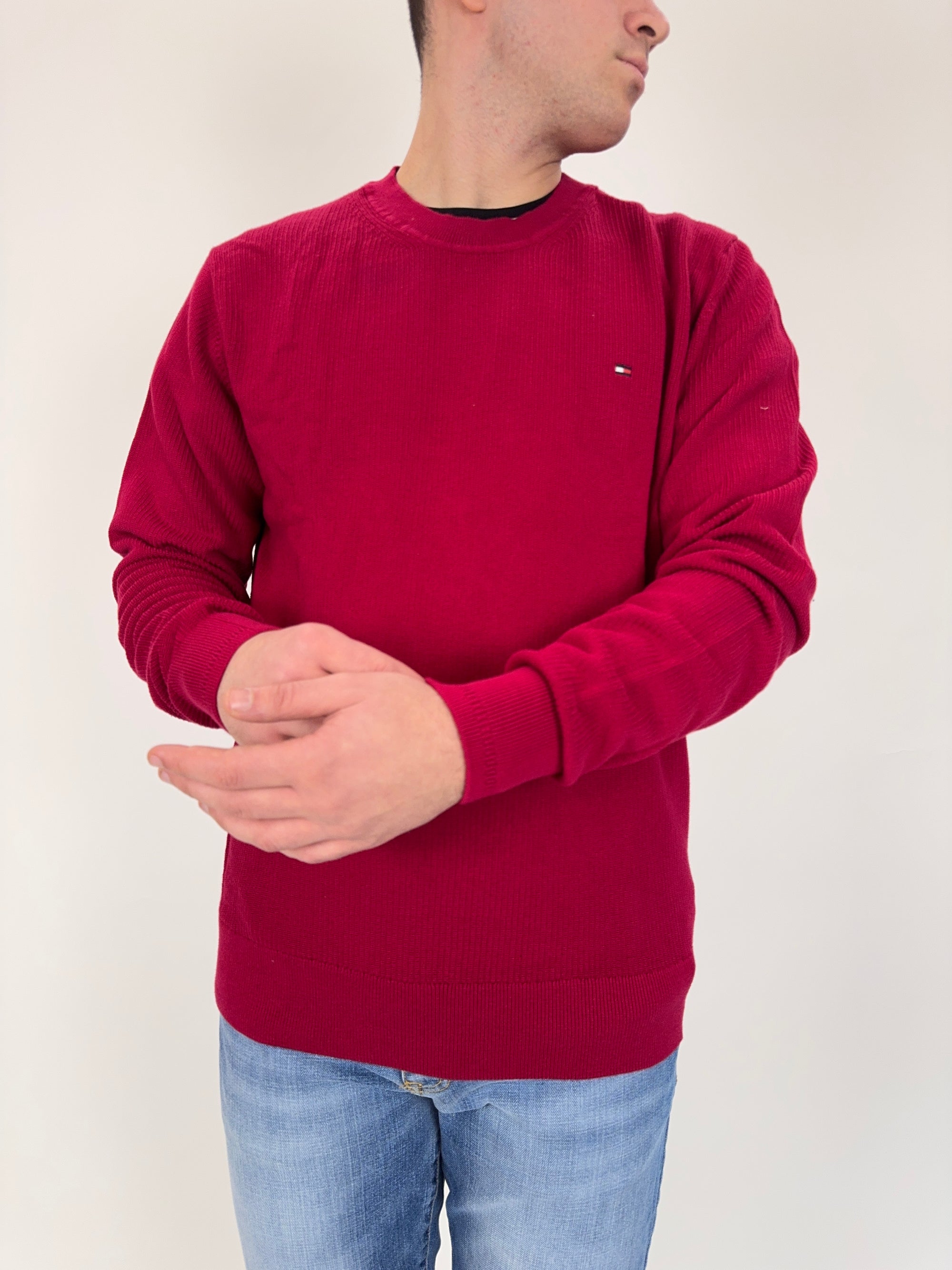 Pullover Tommy Giallo o ciliegia