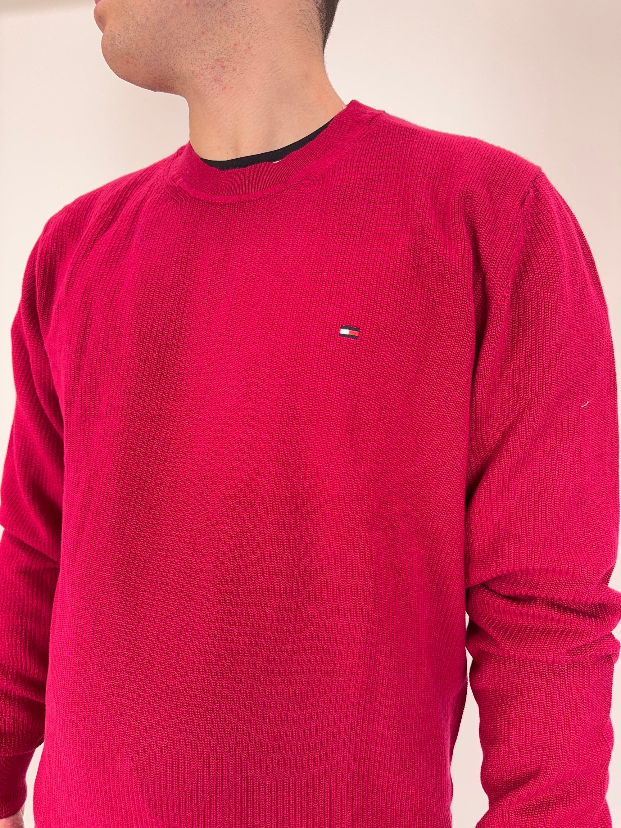 Pullover Tommy Giallo o ciliegia
