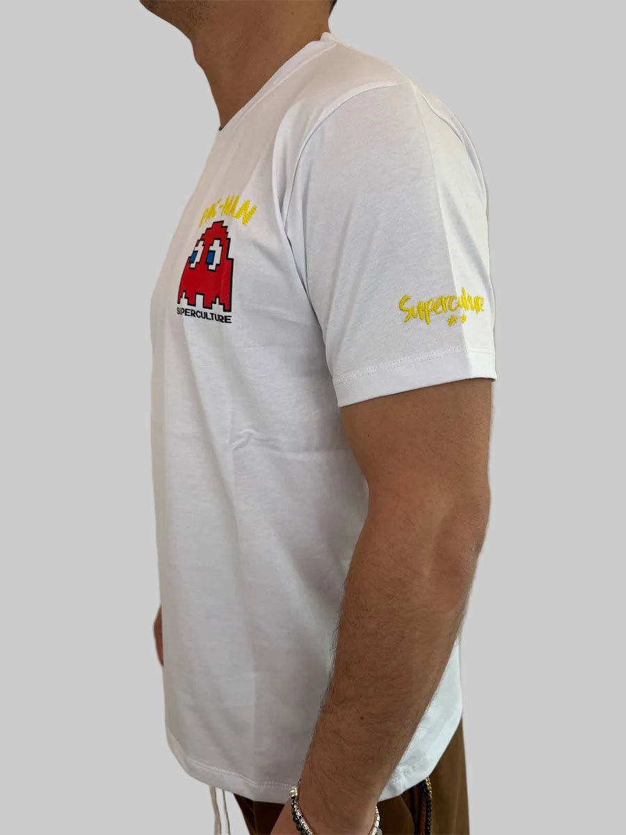 T-shirt Superculture Pac-Man 3 colori